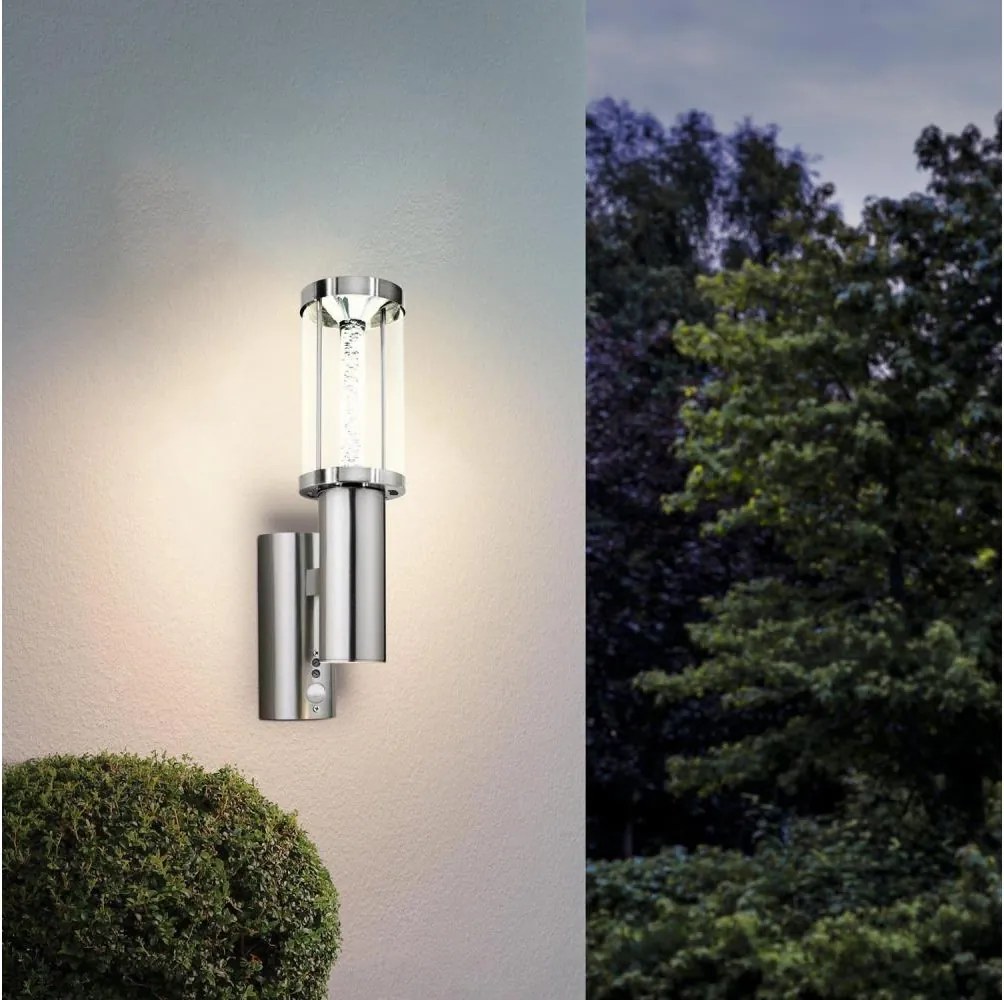 Eglo 94128 - Lampă LED de exterior TRONO STICK cu senzor, 1xGU10/3W + LED/3,7W, IP44