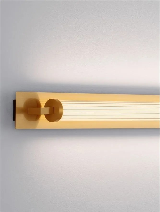 Aplica baie LED, protectie IP44, L-80cm, Auriu, Fasko NVL-9236299