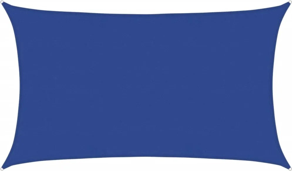 vidaXL Pânză parasolar, albastru dreptunghiular 5x8 m HDPE 160 g/m²