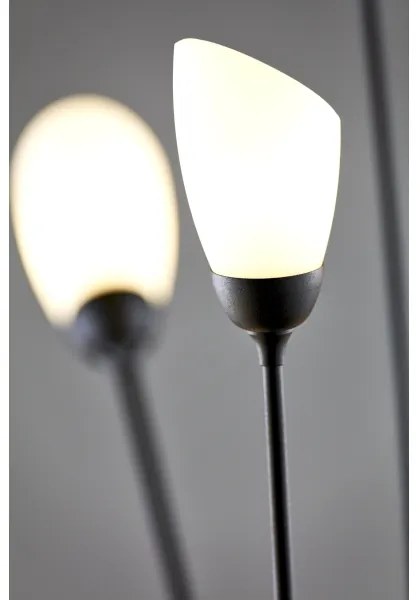 Jupiter 2058 - Lampă de podea GLORIOSA, 9 x G9, 14 W, 230 V, neagră