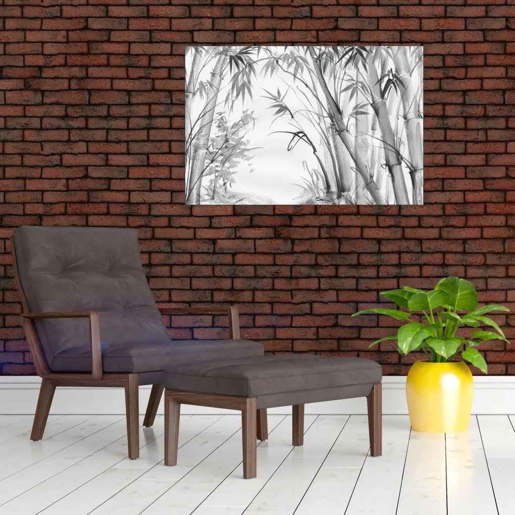 Tablou - Pădure de bambus (90x60 cm)