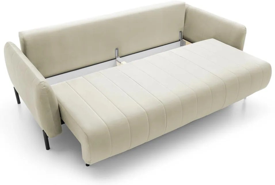 Canapea trei locuri Newbie (crem + negru). 1099246