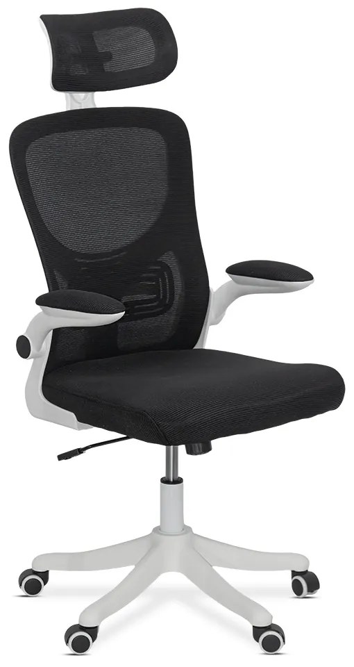 Scaun ergonomic OFF 336 negru, mesh și brațe rabatabile