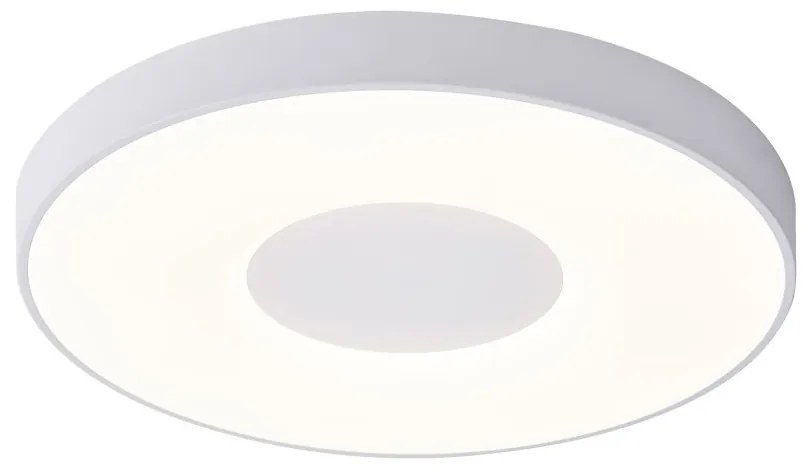 Plafoniera LED Smart dimabila cu telecomanda COIN 65cm alba