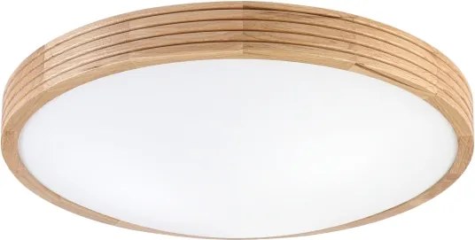 Brilagi - Lampă de tavan LED CARVALHO MODERN SLIM 3xE27/60W/230V Ø 47,5 cm stejar