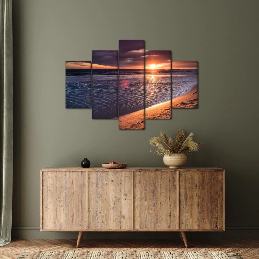 Tablou cu apus de soare (150x105 cm)