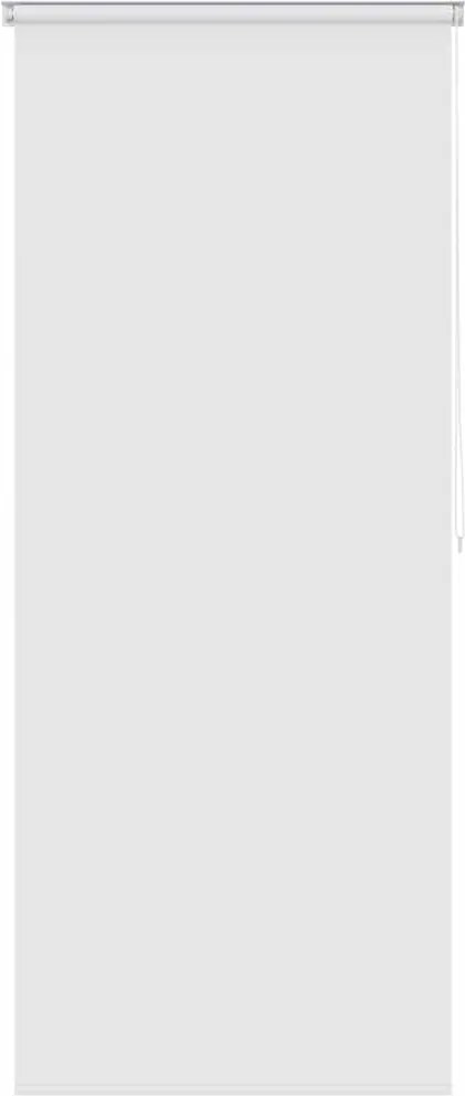 vidaXL Roletă perdea de duș 100x240 cm Alb