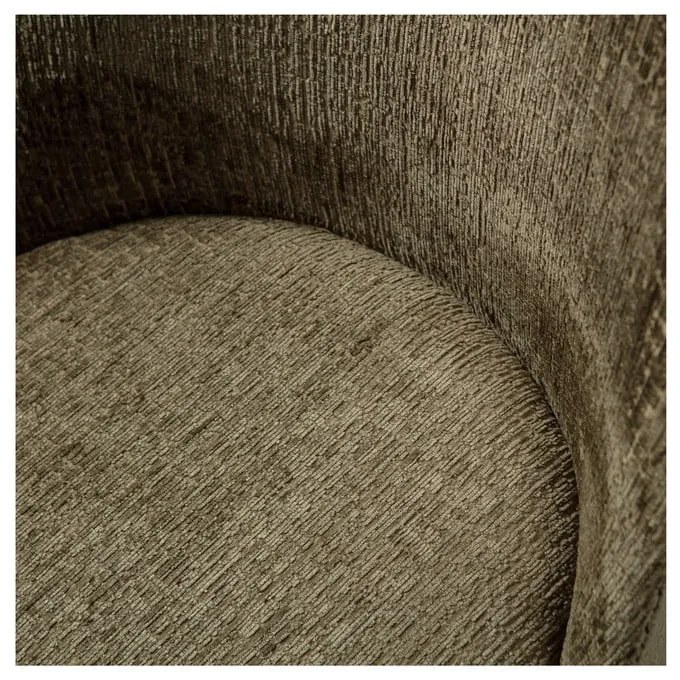 Scaune de dining kaki 2 buc. din catifea Vogue – WOOOD