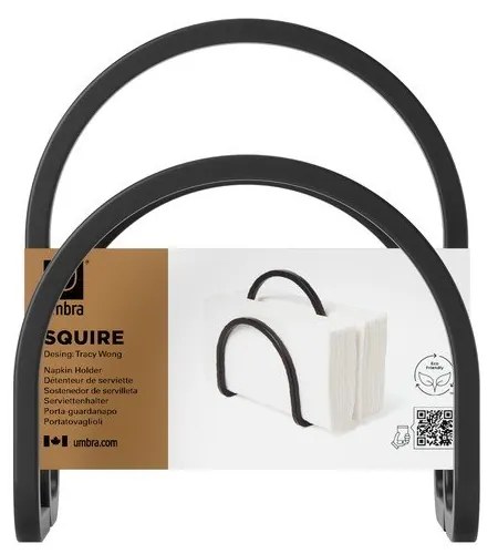 Suport pentru șervețele din metal Squire – Umbra