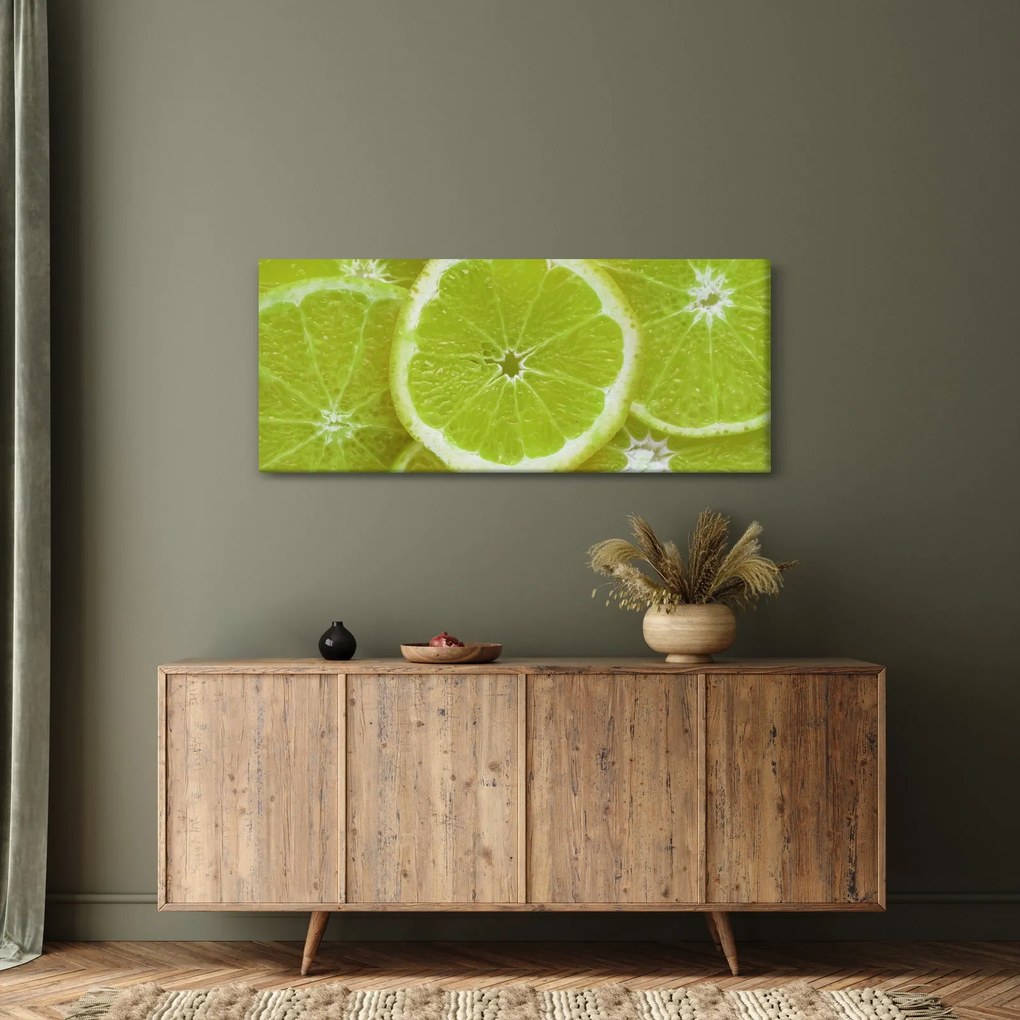 Tablou - lămâie tâiată (120x50 cm)
