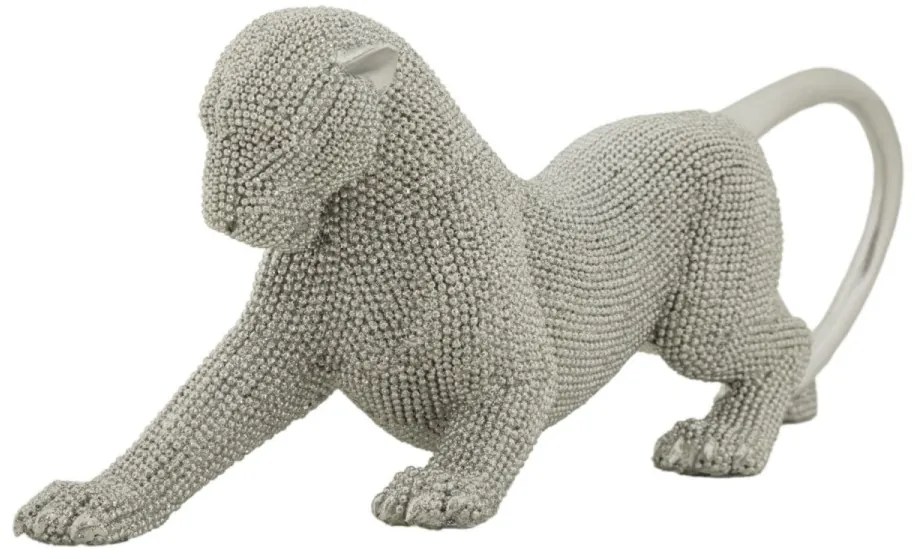 Decorațiune Pantera Sparky, 32X9X11 cm, Mauro Ferretti