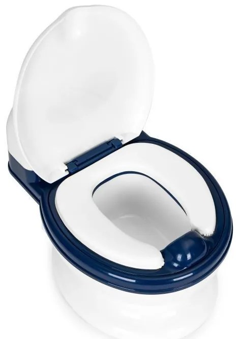 Oliță în formă de toaletă cu interior detașabil și perie