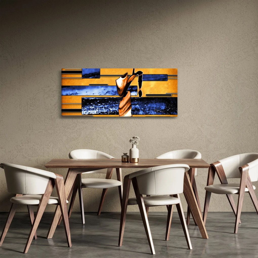 Tablou picturii abstracte (120x50 cm)