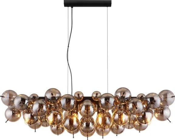 Globo 15633H1S - Lustra suspendată pe cablu UDO 6xE14/25W/230V negru