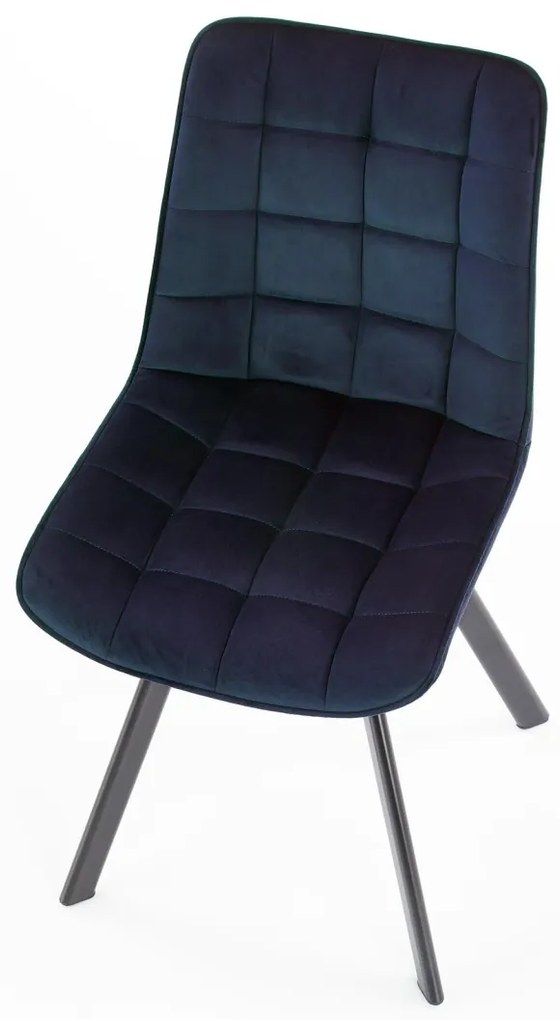 Scaun K332 velvet albastru