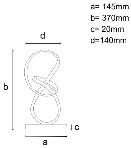 Lampă LED dimabilă de masă LED/26W/230V 3000/4000/6500K alb