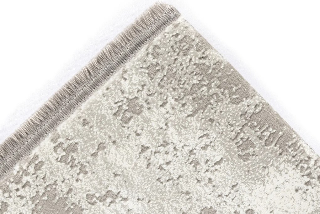 Covor Modern Living , Dormitor Dreptunghiular Anemon F032B Crem Gri (Alege dimensiunea: 100 x 200)