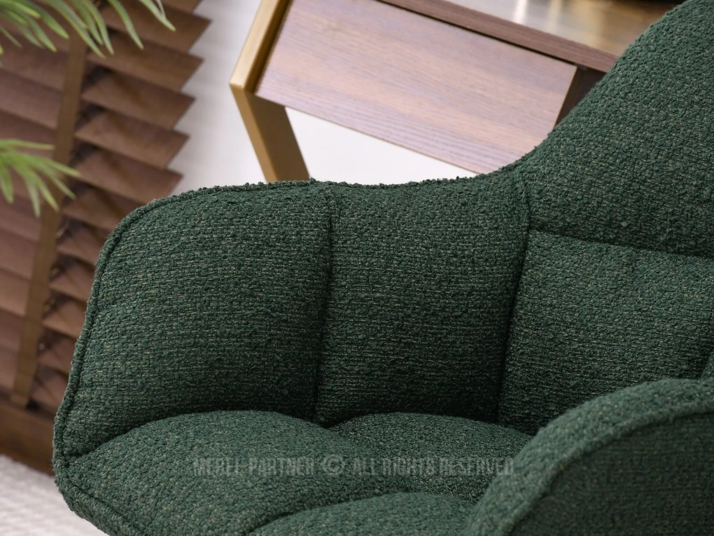Fotoliu Island (verde + auriu). Promo -26%. 1110104