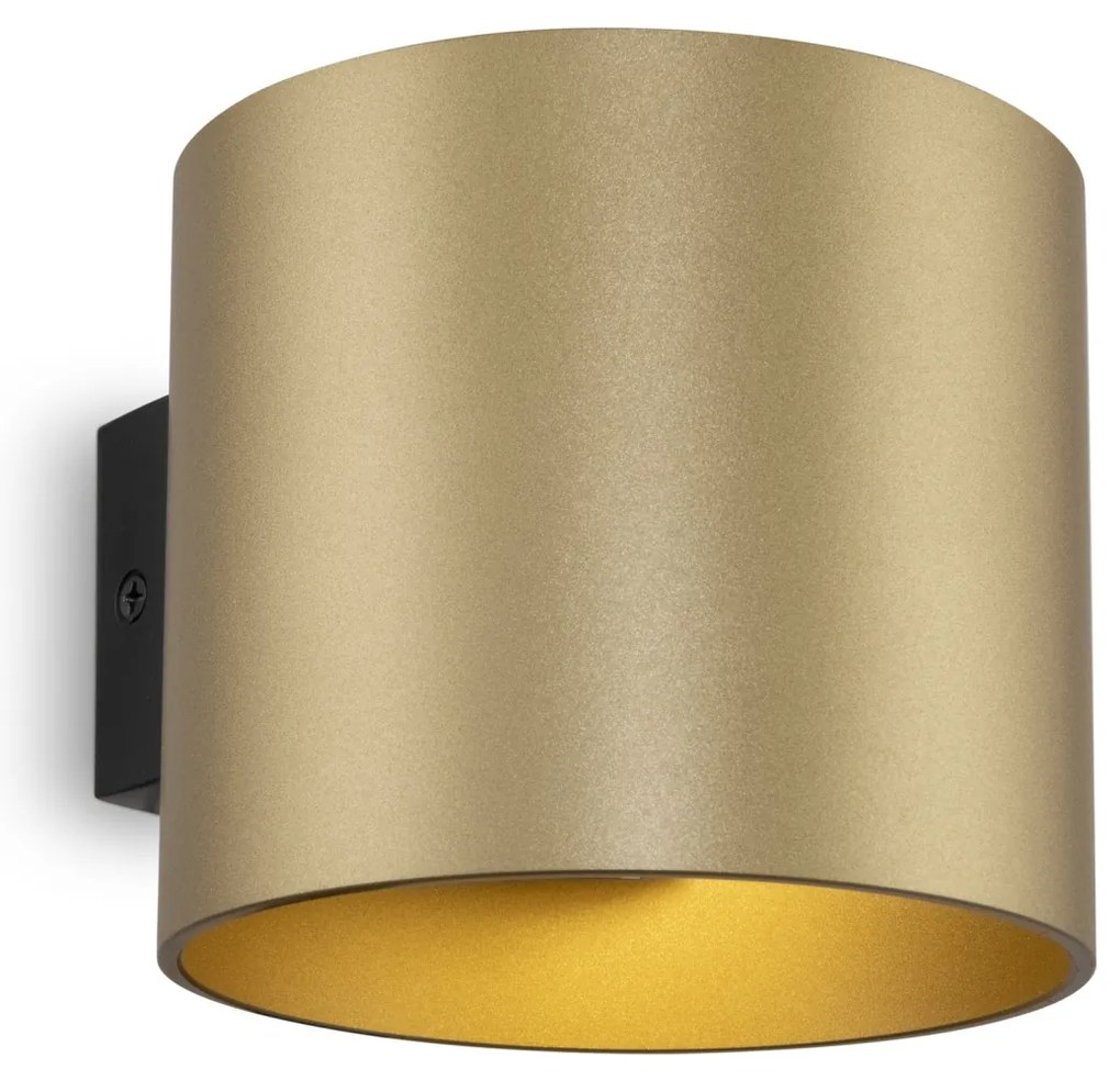 Aplica de perete design tehnic Rond auriu MYC066WL-01MG