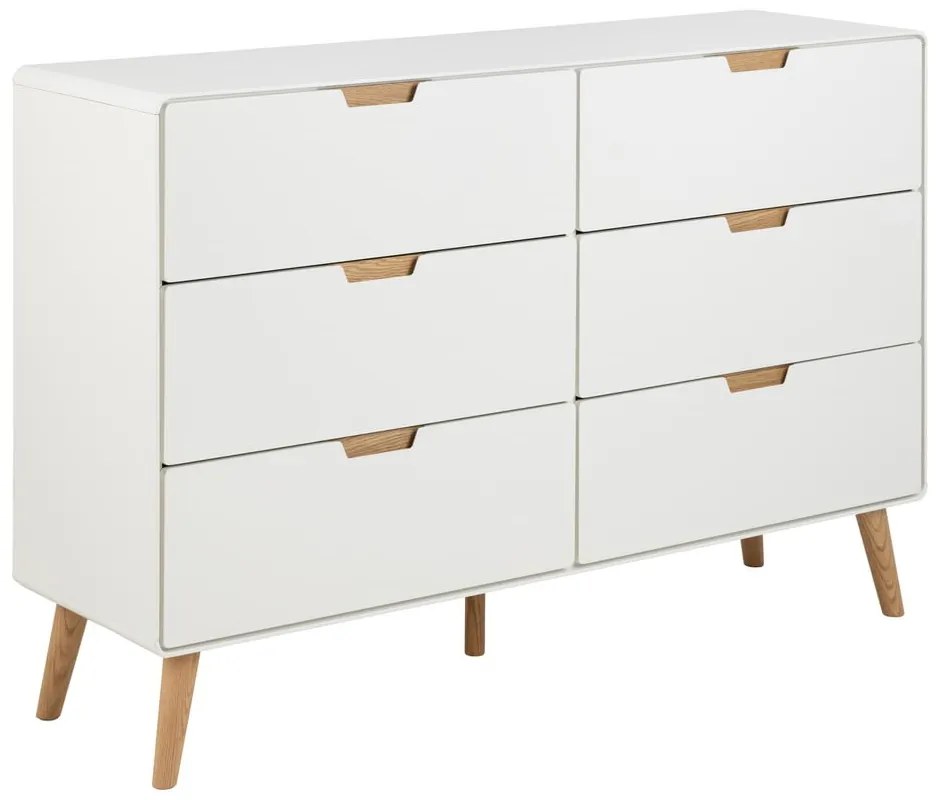 Comodă albă 135x90x40 cm Lowell – Actona