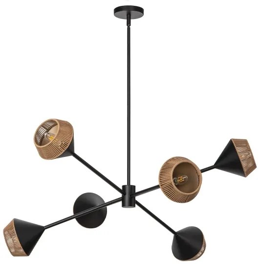 Alora Mood ALM-DAPHNE6-MB - Lustră DAPHNE cu tijă 6xE14/40W/230V