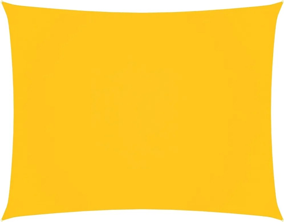 vidaXL Pânză parasolar, galben, 4x6 m, țesătură oxford, dreptunghiular