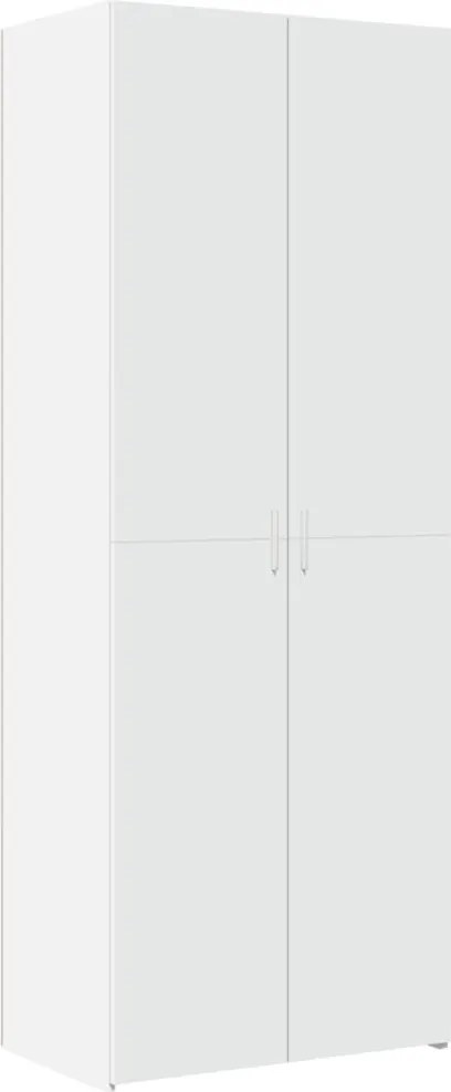 vidaXL Dulap înalt, alb, 70x42,5x185 cm, lemn prelucrat