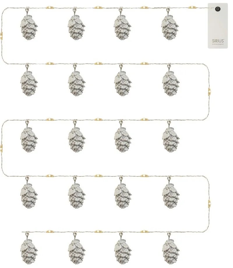 Ghirlandă luminoasă număr becuri 20 buc. cu baterii lungime 200 cm Molly Cone – Sirius