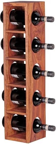 Suport din lemn masiv de palisandru pentru sticlele de vin Skyport Brisa