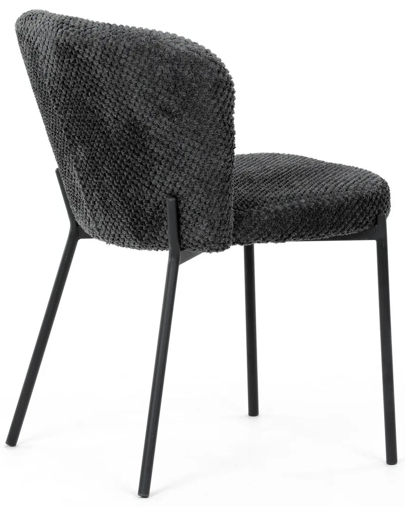 Set de scaune de sufragerie Bouclé CT-W1077 GREY2,4 buc