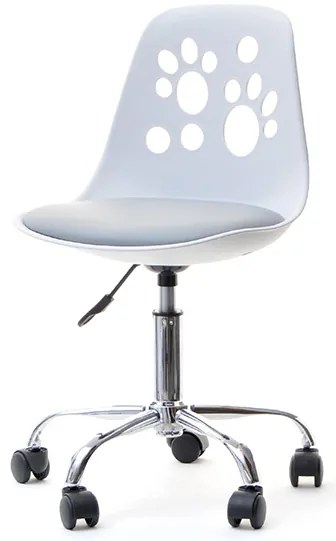 Scaun pentru copii Footy (gri + crom). Promo -28%. 1109920