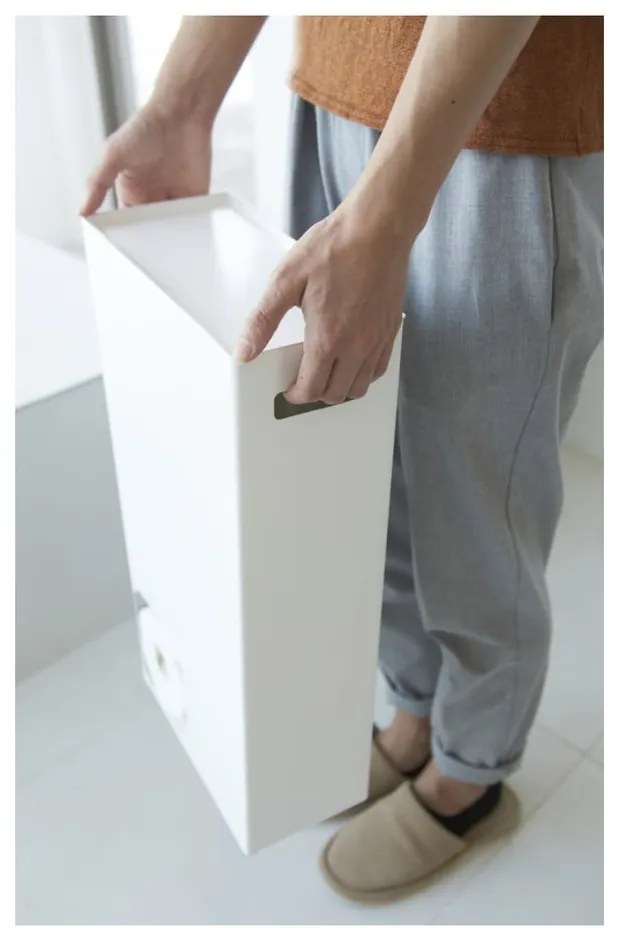 Recipient role hârtie de toaletă YAMAZAKI Rin Stocker, alb