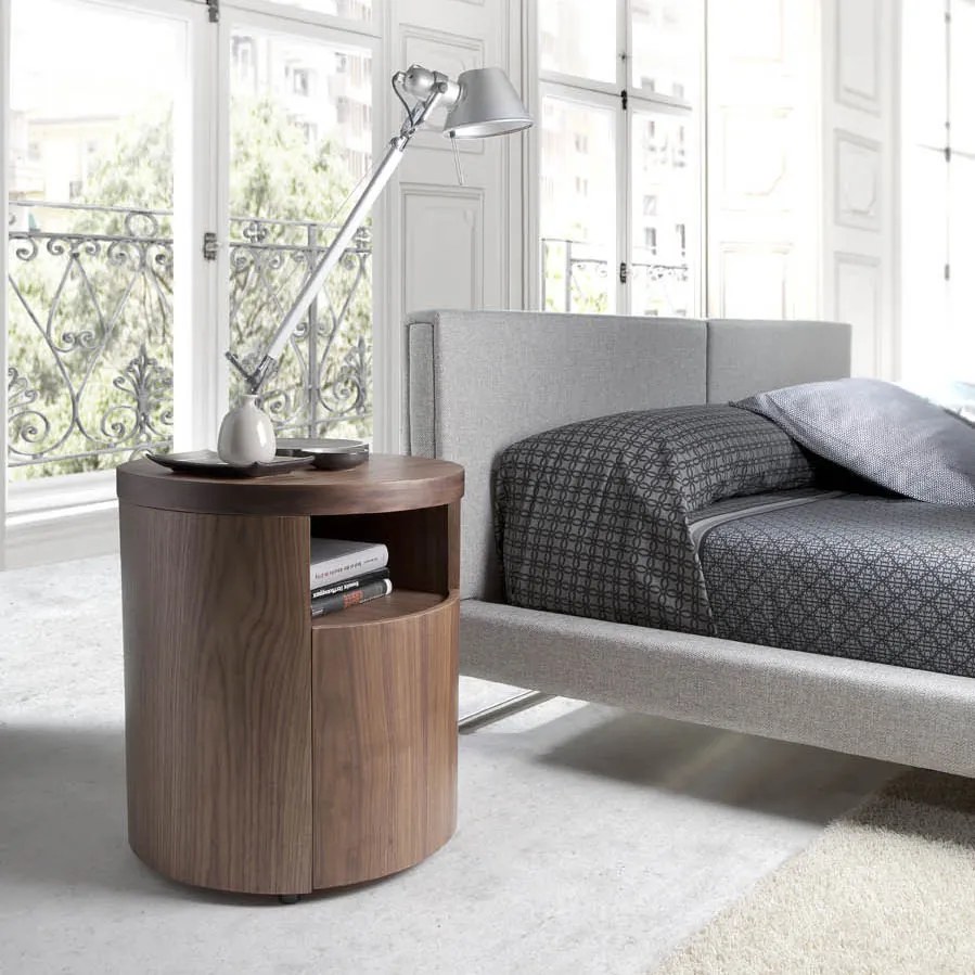 Masuta/ Noptiera eleganta design modern Dreams AC-LE313-NOGAL