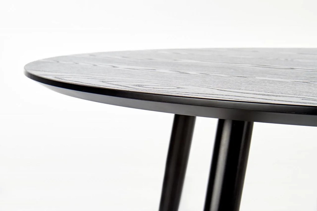 Masa Embos neagra - d120xh75 cm