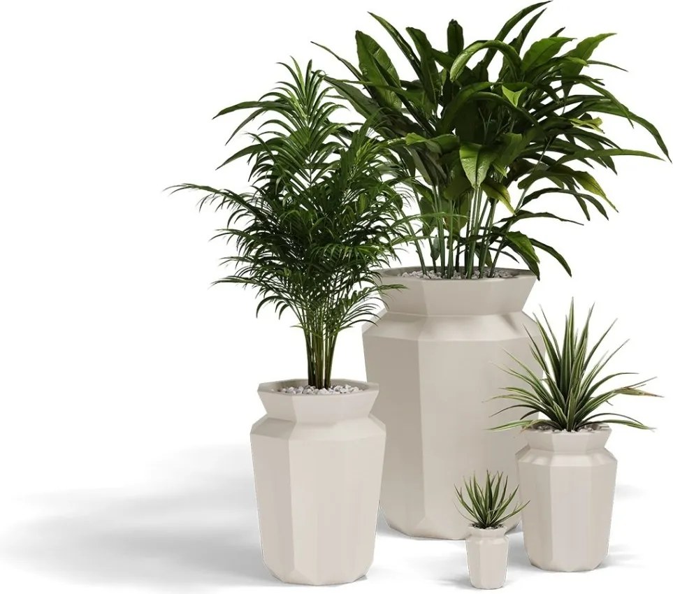 Ghiveci plante design decorativ modern exterior/interior ORIGAMI Hasu 57x57x80cm