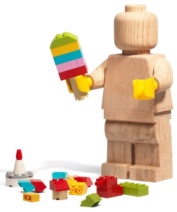 Figurină din lemn de stejar pentru copii LEGO® Wood
