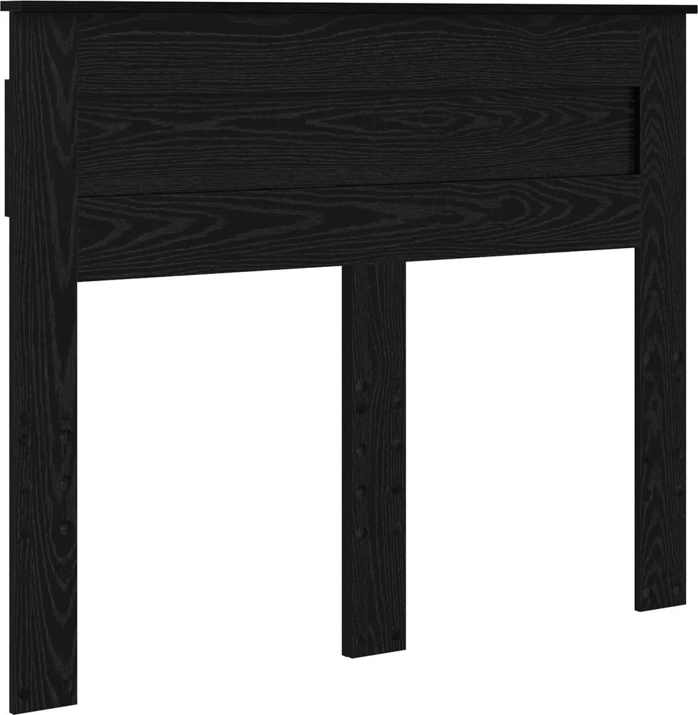 vidaXL Tăblie cap Stejar Negru 135 cm Lemn compozit