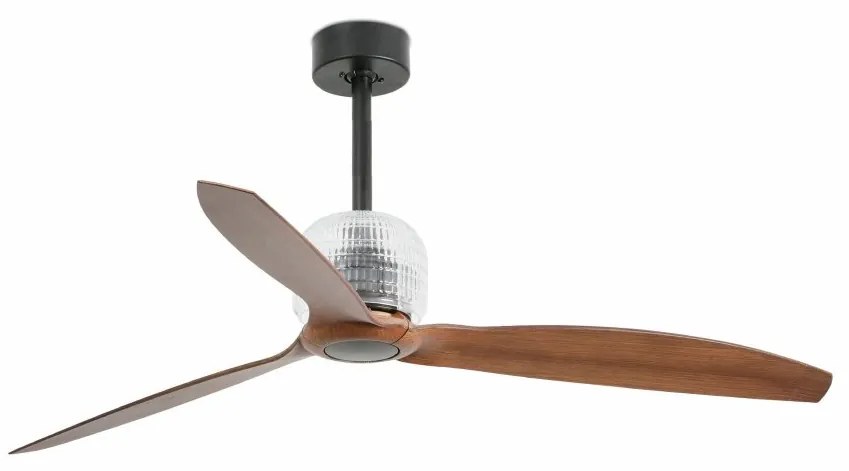 Ventilator cu telecomanda DECO FAN M negru/maro