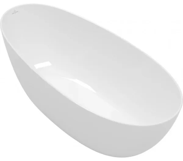 Cada free-standing, Villeroy&amp;Boch Antao, compozit Quaryl, 170x75cm, Alb Alpin, UBQ170TAO7TV-01