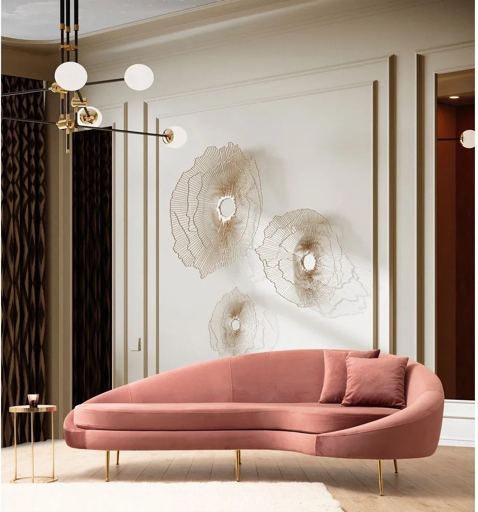Canapea roz-deschis 255 cm Eses – Artie