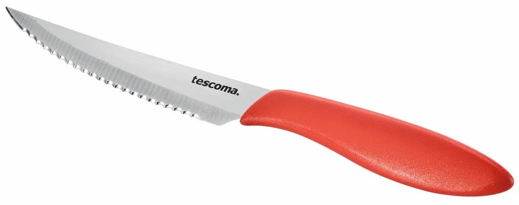 Tescoma Cuțit pentru friptură Presto 12 cm, 6buc., roșu