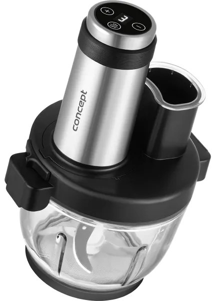Robot de bucătărie cu răzătoare Concept RM3300 1000W/230V negru/oțel inoxidabil