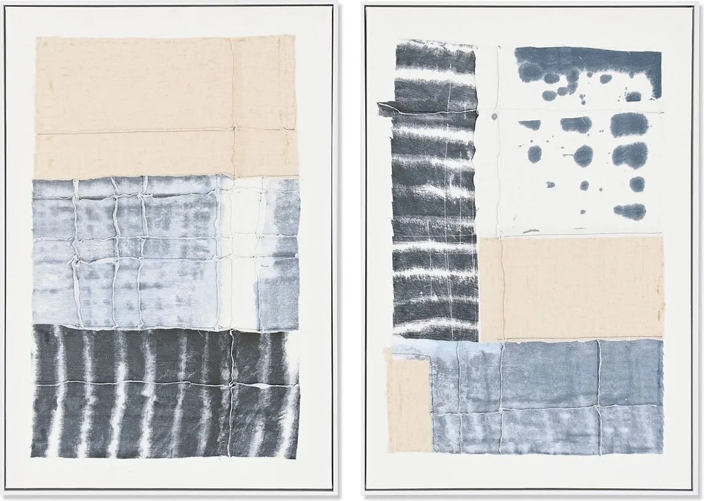 Pânză DKD Home Decor Pin polistiren Pânză 60 x 3,2 x 90 cm 60 x 4,5 x 90 cm