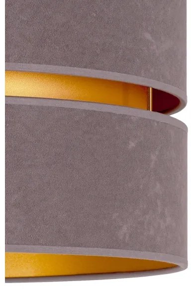 Lustră pe cablu Duolla DUO 1xE27/15W/230V d. 40 cm gri