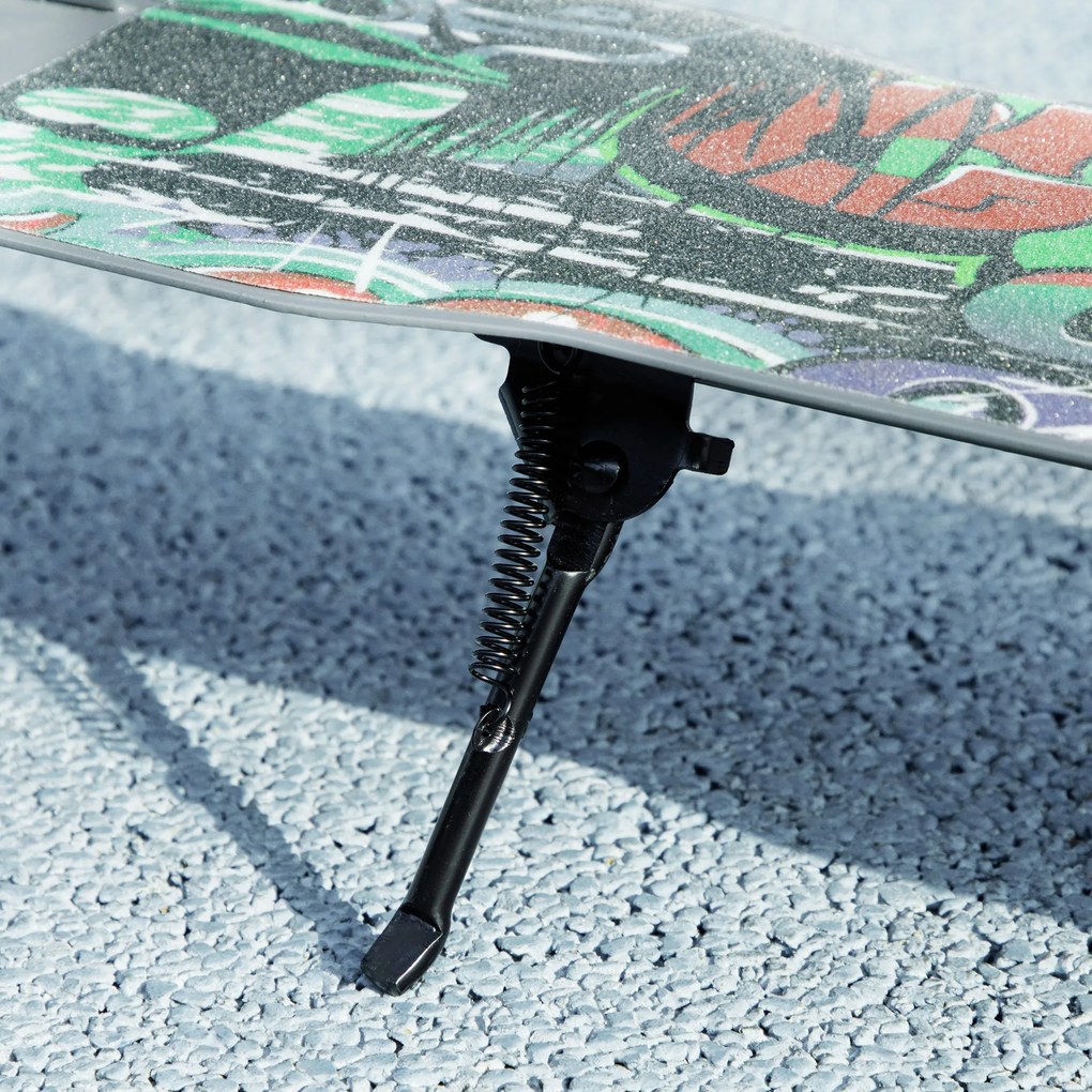 AIYAPLAY Trotinetă copii 6-12 ani, trotinetă pliabilă cu 2 roți, reglare în înălțime, pentru fete și băieți, scooter verde | Aosom Romania