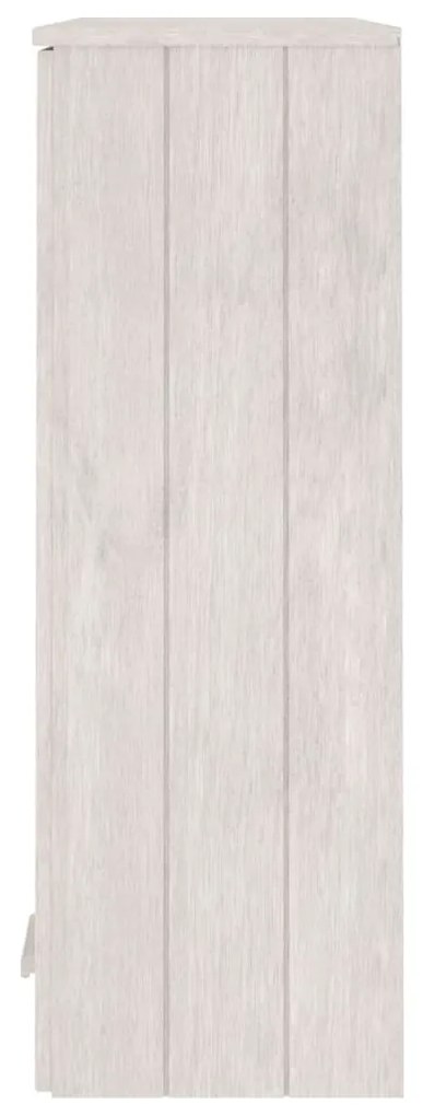 Rafturi superioare dulap, alb, 85x35x100 cm, lemn de pin 1, Alb