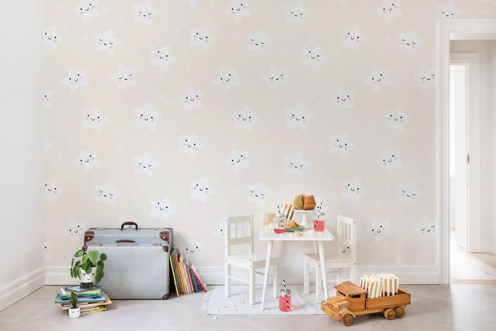 Tapet Cute Stars, Peach, Rebel Walls