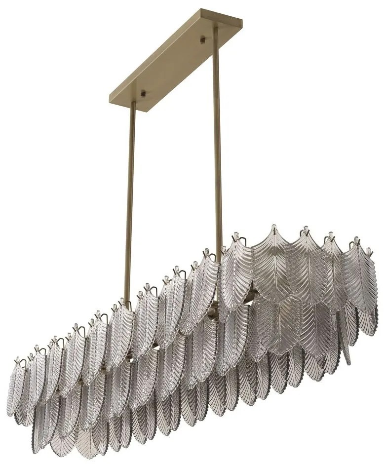 Lustra suspendata design LUX Verbier Rectangular, alama periata 115711 HZ