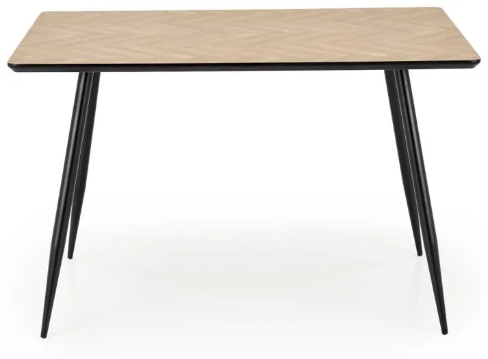 Masa Berto natur/negru L120 cm