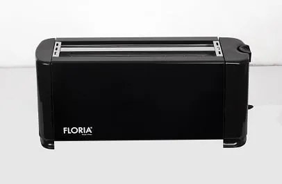 Prajitor paine dublu FLORIA ZLN2706, Negru Putere 1300W, 2 fante, 4 felii,